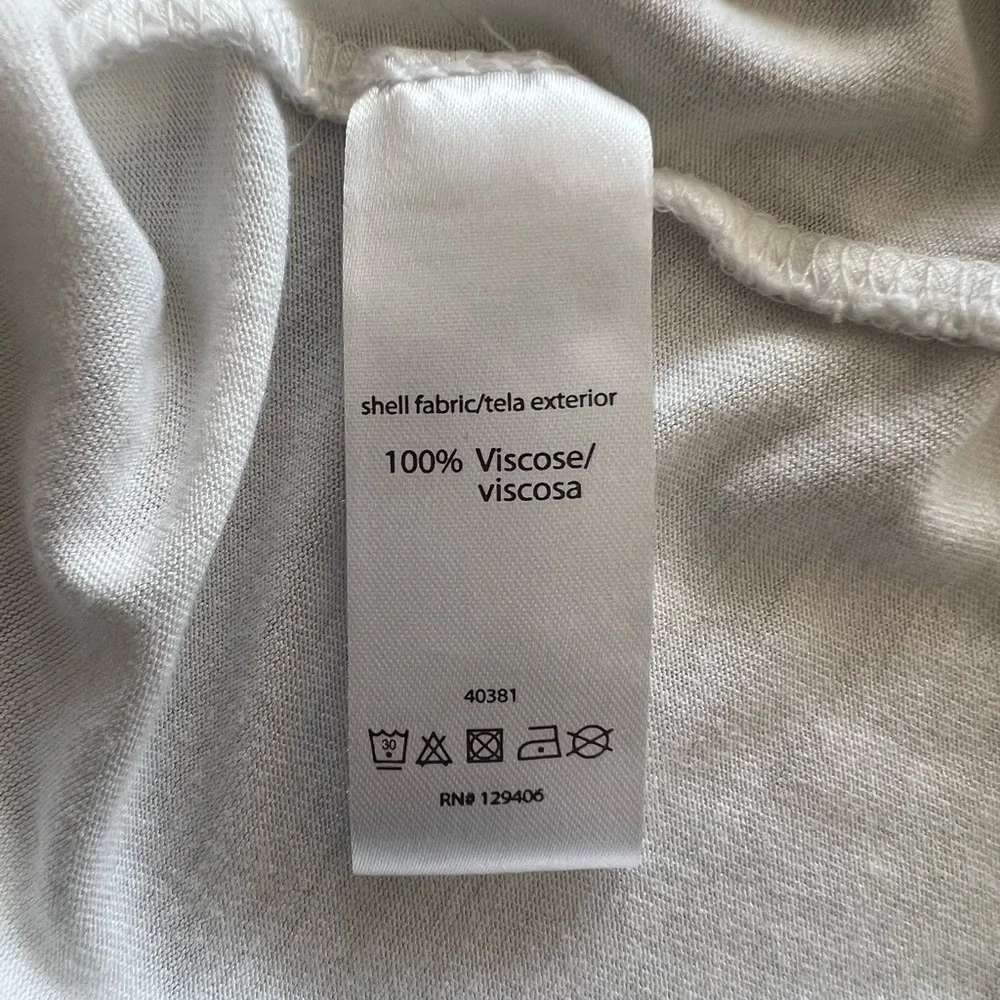 VENUS Cold Shoulder with Navy Print Top, New Never Worn SIZE Medium - Picture 11 of 11